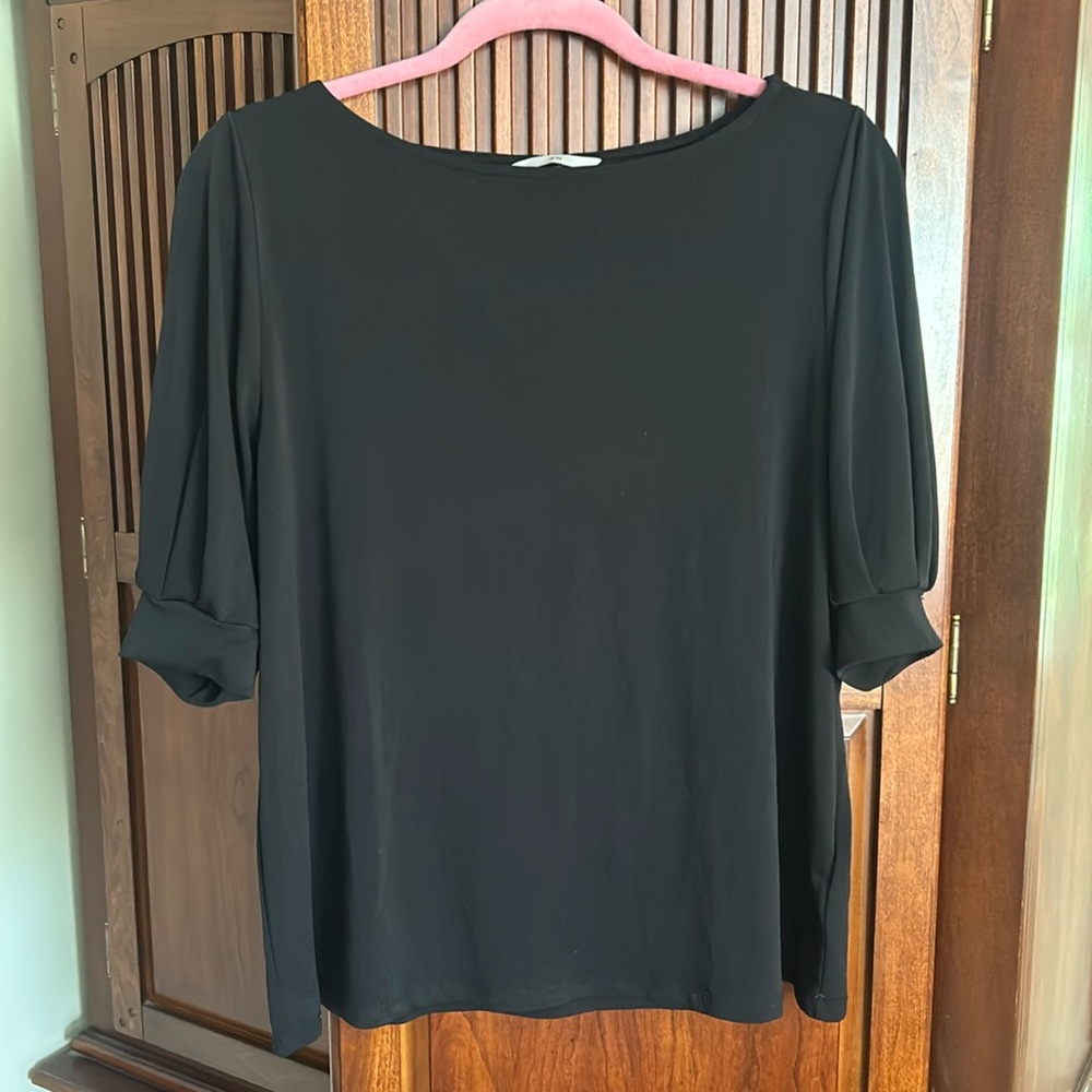 H&M Short Sleeved Simply ElegantTop Size LG EUC